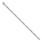 Holds 1 carat 18-/9- Round Diamond Bezel Paperclip Link Tennis Bracelet Mounting - WBC
