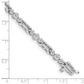 Holds 1 carat 18-/9- Round Diamond Bezel Paperclip Link Tennis Bracelet Mounting - WBC