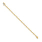 Holds 1 carat 14- Round Diamond 2-prong Wavy Bar Link Tennis Bracelet Mounting - WBC