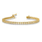 Complete 7/8 carat Round AA Diamond 2-prong S-link Tennis Bracelet - WBC