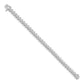 Holds 5.95 carat 35- Round Diamond 2-prong S-link Tennis Bracelet Mounting - WBC