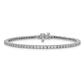 Holds 1.25 carat 74- Round Diamond 4-prong Tennis Bracelet Mounting - WBC