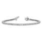 Holds 1.25 carat 74- Round Diamond 4-prong Tennis Bracelet Mounting - WBC