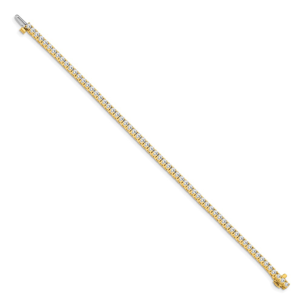 Holds 2.17 carat 62- Round Diamond 4-prong Tennis Bracelet Mounting - WBC