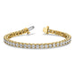 Holds 2.17 carat 62- Round Diamond 4-prong Tennis Bracelet Mounting - WBC