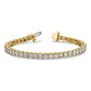 Holds 2.17 carat 62- Round Diamond 4-prong Tennis Bracelet Mounting - WBC
