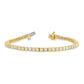 Holds 2.18 carat 56- Round Diamond 4-prong Tennis Bracelet Mounting - WBC
