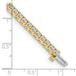 Holds 2.18 carat 56- Round Diamond 4-prong Tennis Bracelet Mounting - WBC