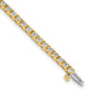 Holds 2.18 carat 56- Round Diamond 4-prong Tennis Bracelet Mounting - WBC
