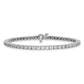 Holds 2.18 carat 56- Round Diamond 4-prong Tennis Bracelet Mounting - WBC