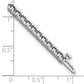 Holds 2.86 carat 55- Round Diamond 4-prong Tennis Bracelet Mounting - WBC