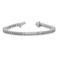Holds 4.65 carat 50- Round Diamond 4-prong Tennis Bracelet Mounting - WBC