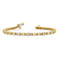Holds 1.1 carat 28- Round Diamond Square Link Tennis Bracelet Mounting - WBC