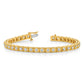 Holds 1.75 carat 44- Round Diamond 4-prong Tennis Bracelet Mounting - WBC