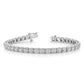 Holds 1.75 carat 44- Round Diamond 4-prong Tennis Bracelet Mounting - WBC