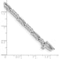 Holds 1.5 carat 28- Round Diamond Paperclip Link Tennis Bracelet Mounting - WBC