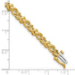 Holds 1.17 carat 30- Round Diamond Fancy Swirl Tennis Bracelet Mounting - WBC