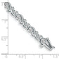Holds 1.45 carat 28- Round Diamond Fancy Swirl Tennis Bracelet Mounting - WBC
