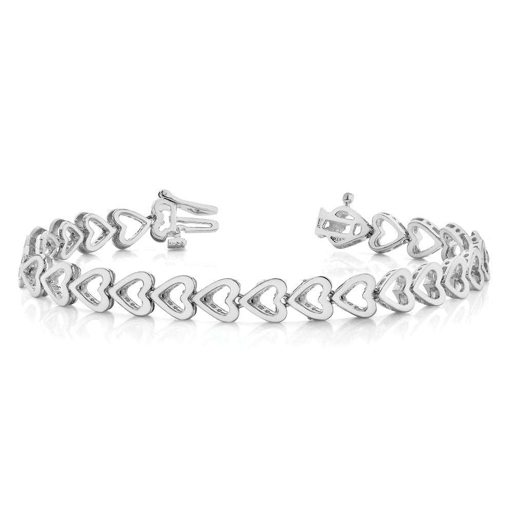 Holds 24 Stones up to Heart-Shaped Add-A-Diamond Bracelet - WBC
