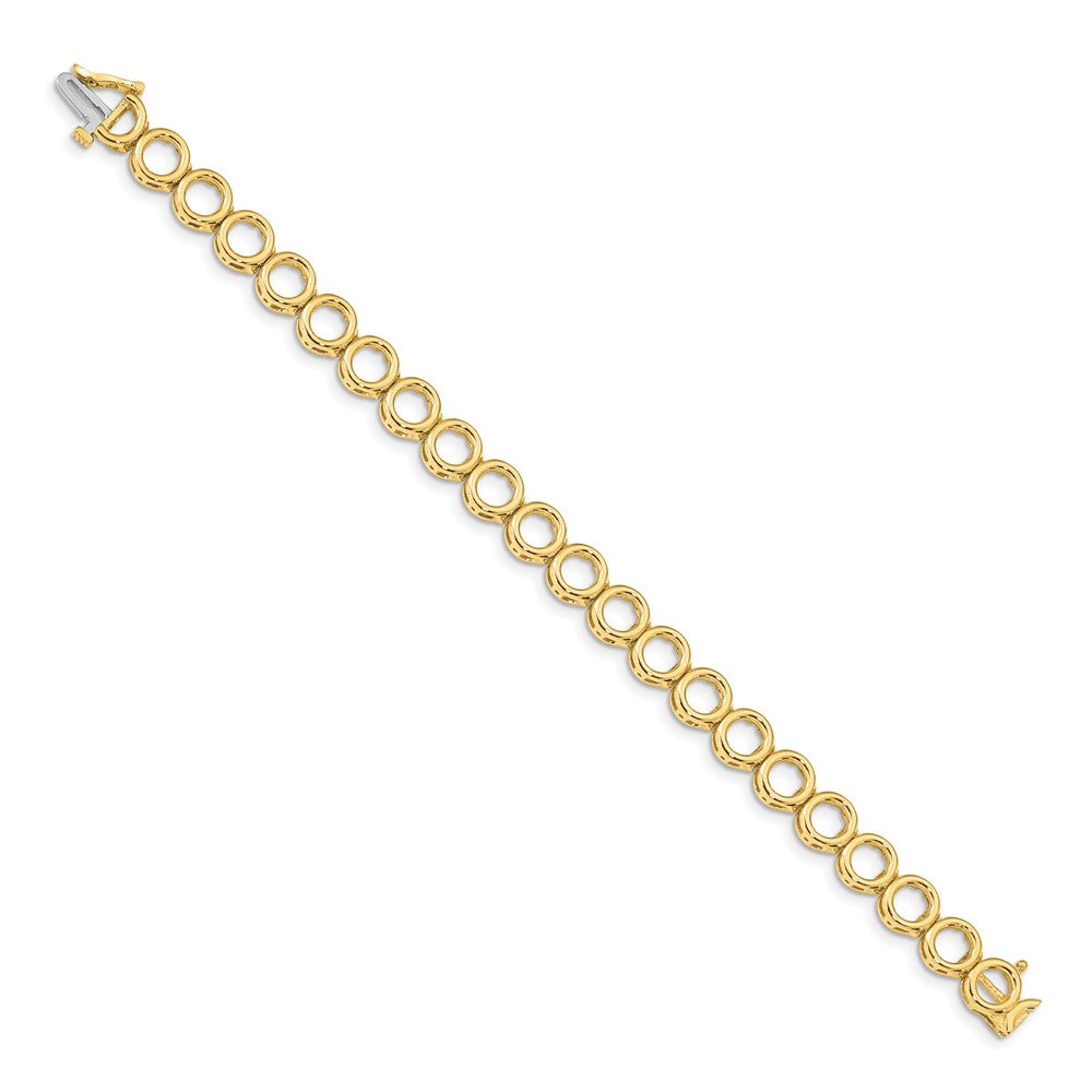 Holds 22 Stones up to Circle Add-a-Diamond Tennis Bracelet - WBC