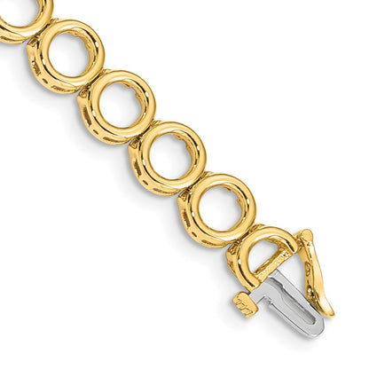 Holds 22 Stones up to Circle Add-a-Diamond Tennis Bracelet - WBC