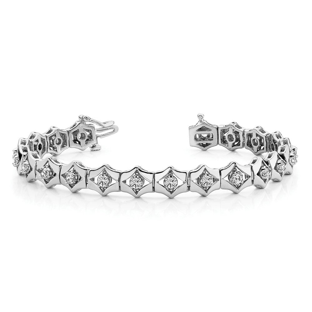 Holds 21 Stones up to Add-a-Diamond Tennis Bracelet - WBC