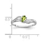 Oval Peridot Wave Ring - WBC