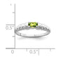 Oval Peridot East-West Ring - WBC