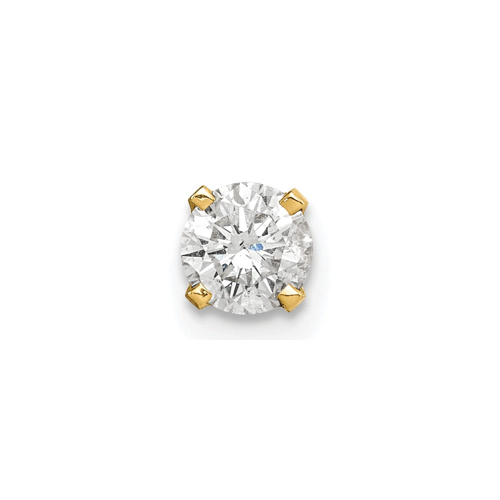 3/8 carat Single Stud AA Diamond Earring - WBC