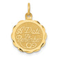 A DATE TO REMEMBER Engravable Disc Charm - WBC