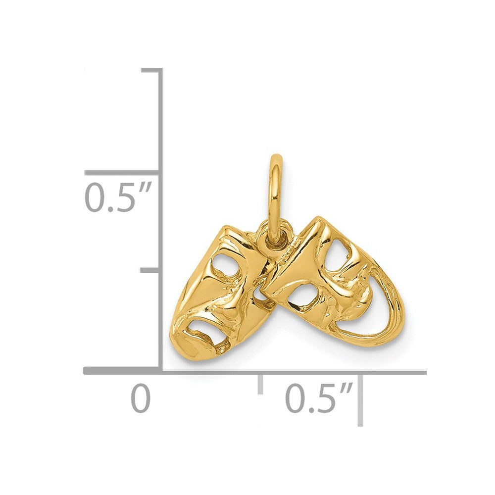 Comedy/Tragedy 2-Piece Charm - WBC