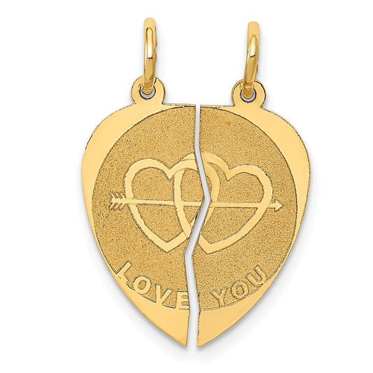 2-Piece I LOVE YOU Charm - WBC