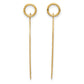 14K Gold 2-Piece I Love You Charm, 17mm