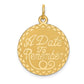 A DATE TO REMEMBER Engravable Disc Charm - WBC
