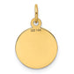 HAPPY ANNIVERSARY Engravable Disc Charm - WBC