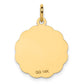 HAPPY ANNIVERSARY with Bells Engravable Disc Charm - WBC