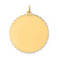50th ANNIVERSARY Engravable Disc Charm - WBC