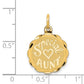 SPECIAL AUNT Engravable Disc Charm - WBC