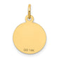 SWEET 16 Engravable Disc Charm - WBC