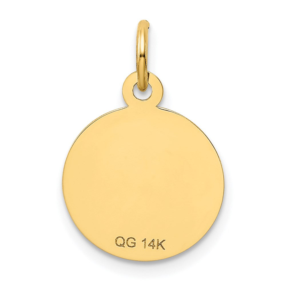 SWEET 16 Engravable Disc Charm - WBC