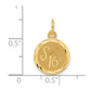 SWEET 16 Engravable Disc Charm - WBC