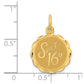 SWEET 16 Engravable Disc Charm - WBC