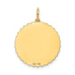 SWEET 16 Engravable Disc Charm - WBC