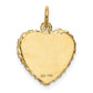 SWEET 16 Engravable Heart Charm - WBC