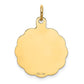 HAPPY BIRTHDAY with Cake Engravable Disc Charm - WBC