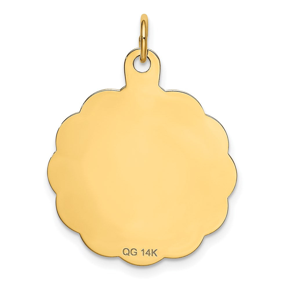 HAPPY BIRTHDAY Engravable Disc Charm - WBC