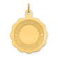 HAPPY BIRTHDAY Engravable Disc Charm - WBC