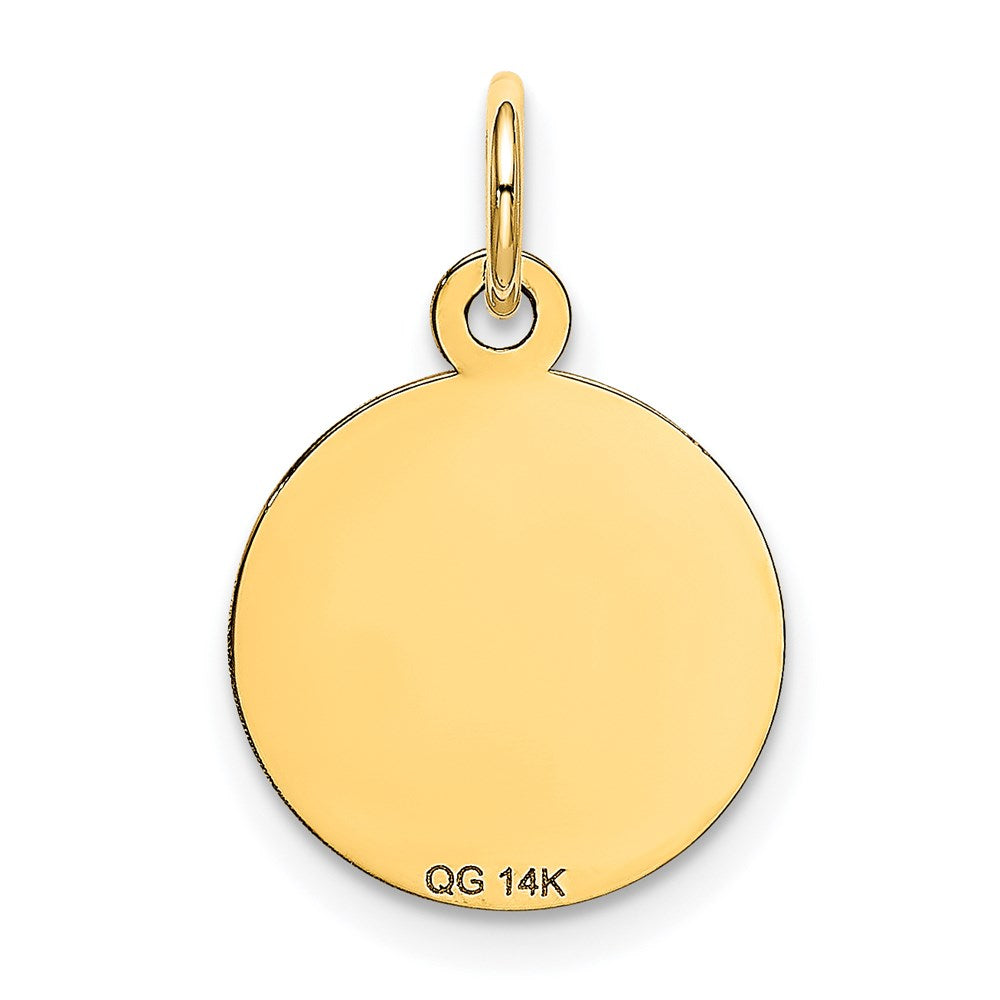 HAPPY BIRTHDAY Engravable Disc Charm - WBC