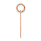 BAPTISM with Cross Round Disc Charm - WBC