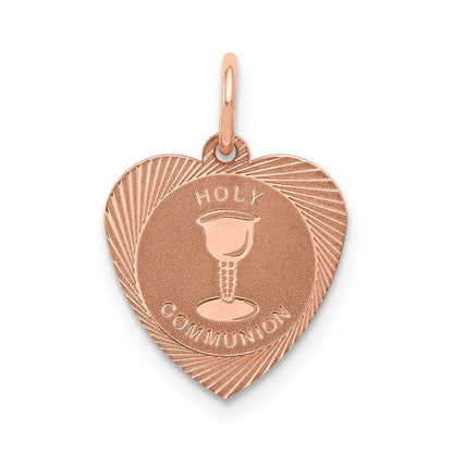 HOLY COMMUNION Heart Disc Charm - WBC